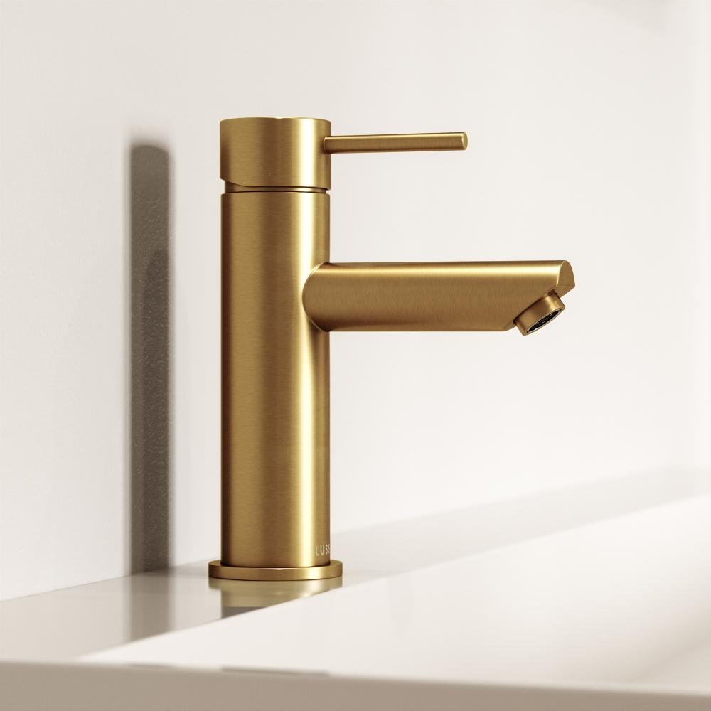 Adding Luxe Brushed Gold Monochrome Taps