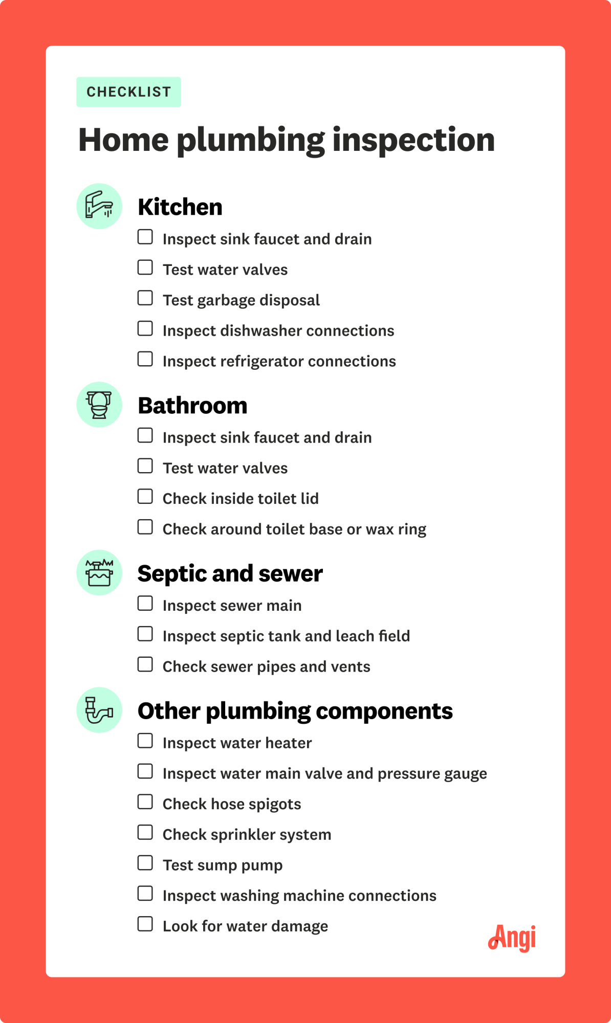 Guidelines Conducting Routine Plumbing Checks