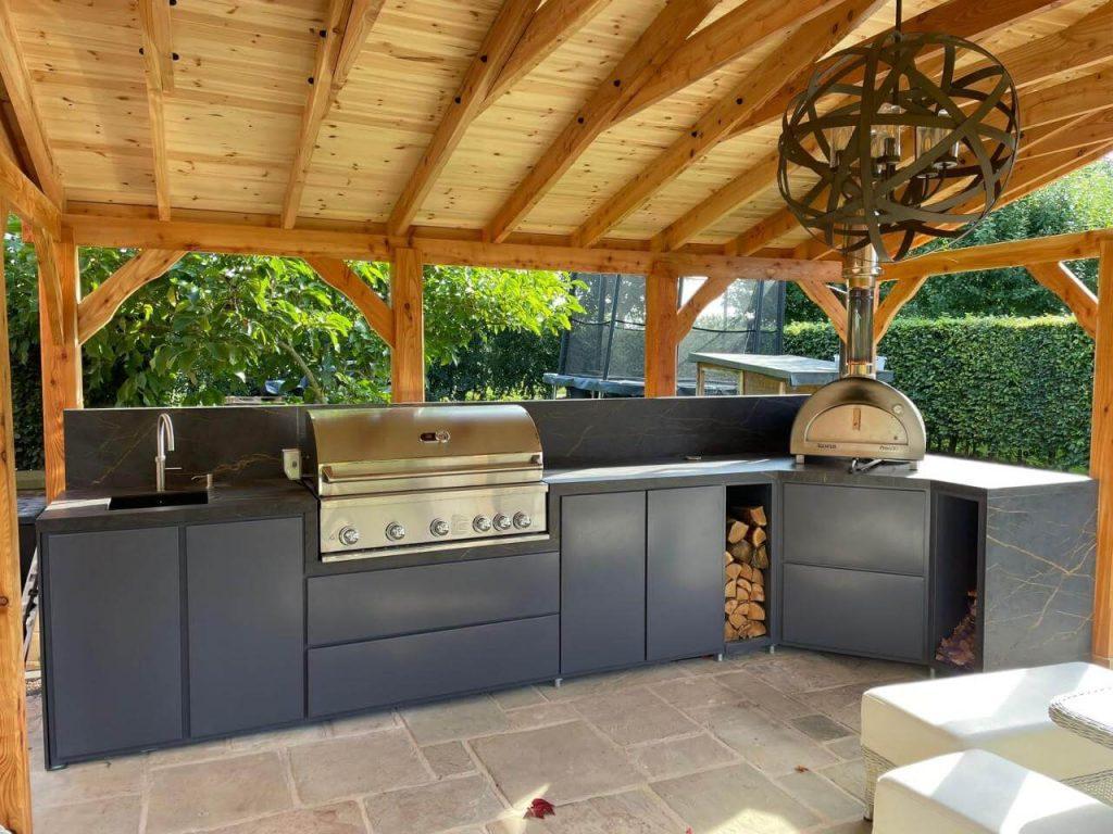 StepbyStep Creation Bull Outdoor Kitchen